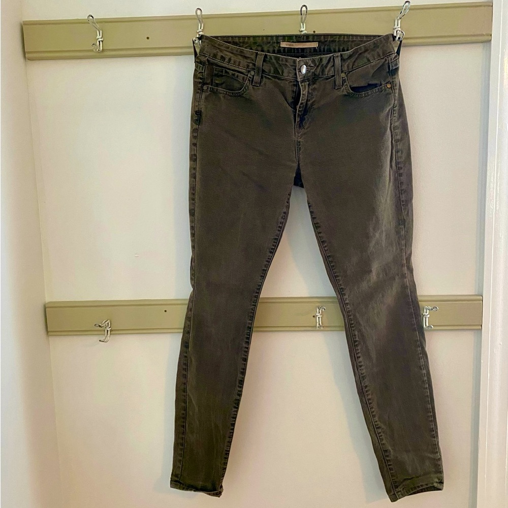 Vince women’s olive denim pants size 30